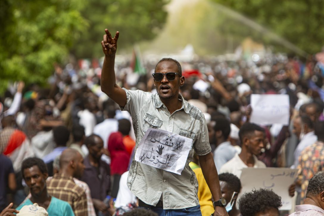 تظاهرات في الخرطوم