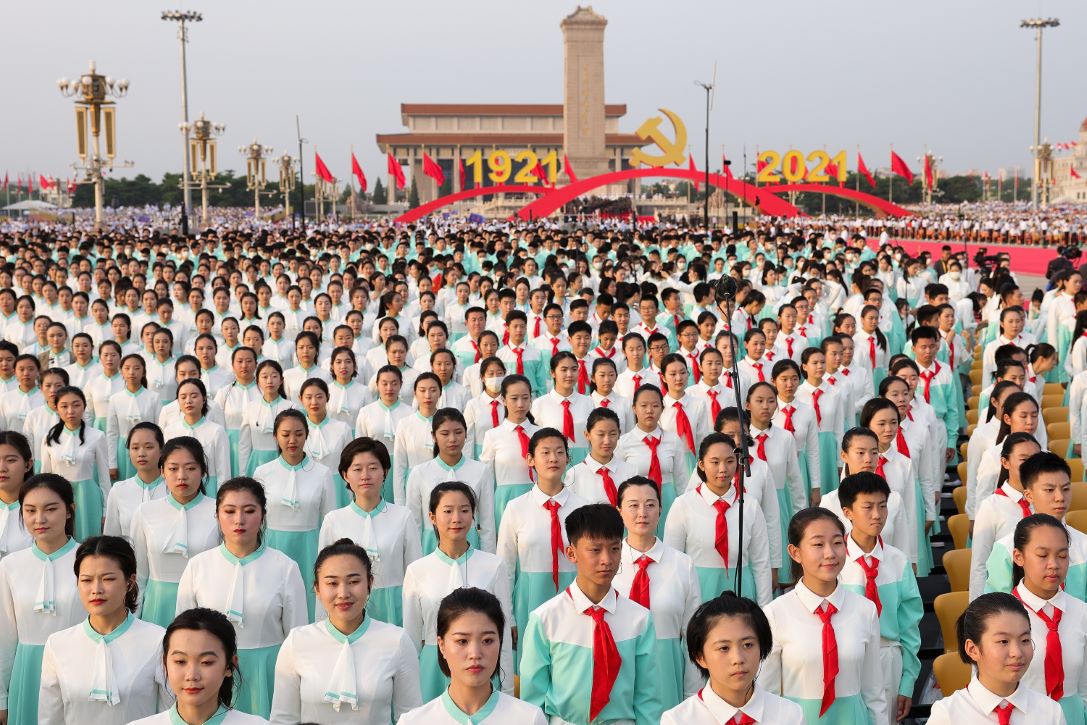 تحتفل الصين بمناسبة مرور 100 عام على تأسيس الحزب الشيوعي الحاكم