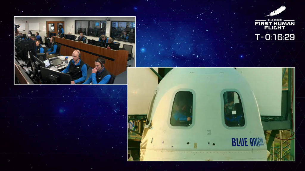 رحلة جيف بيزوس إلى الفضاء