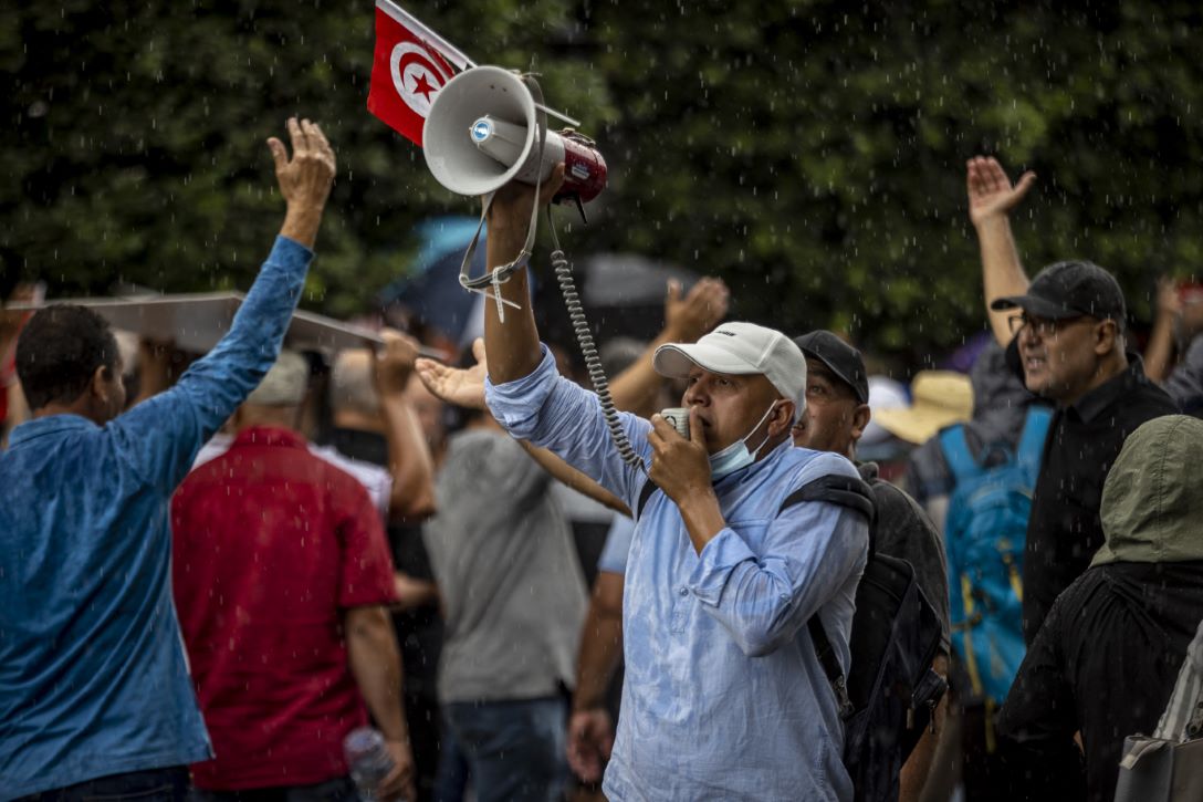 تظاهرات تونس