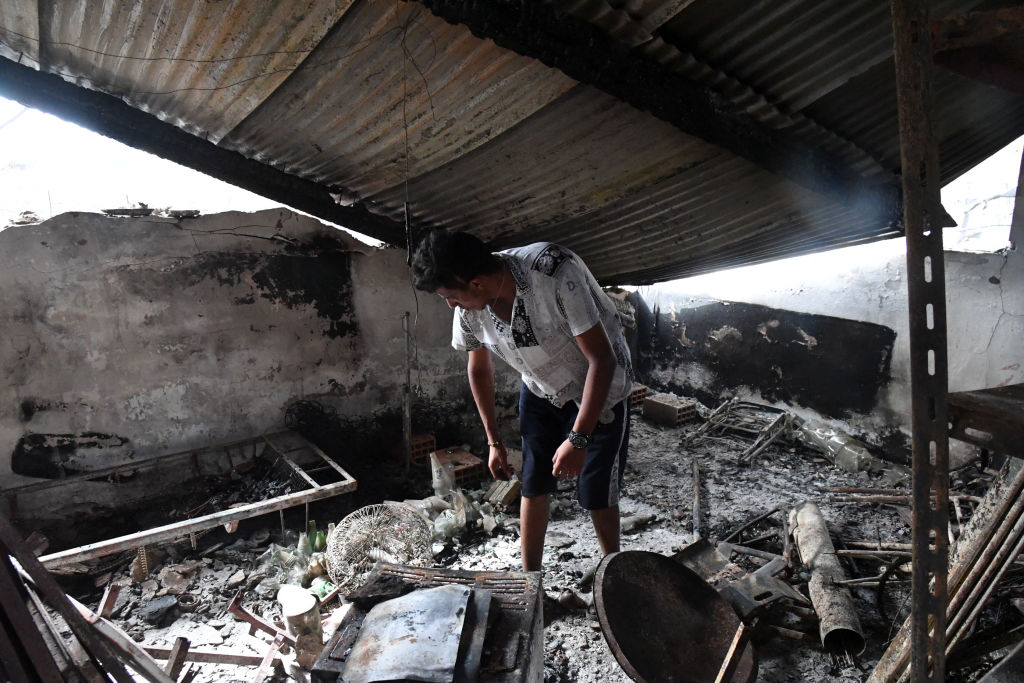 أضرار مادية جسيمة إثر حرائق الجزائر