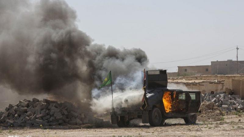 غارة على سيارة للحشد الشعبي على الحدود السورية العراقية
