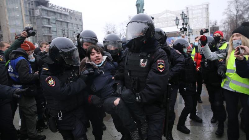 تظاهرات روسيا
