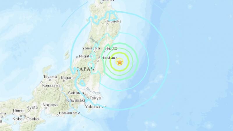 لا خوف من تسونامي.. زلزال بقوة 7.1 درجة يهز ساحل فوكوشيما اليابانية