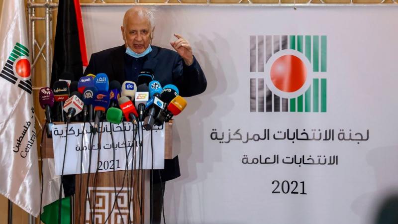 رئيس لجنة الانتخابات المركزية الفلسطينية حنا ناصر 