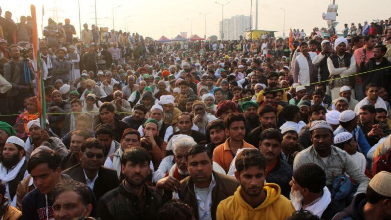 مظاهرات في الهند ضد قانون الإصلاح الزراعي