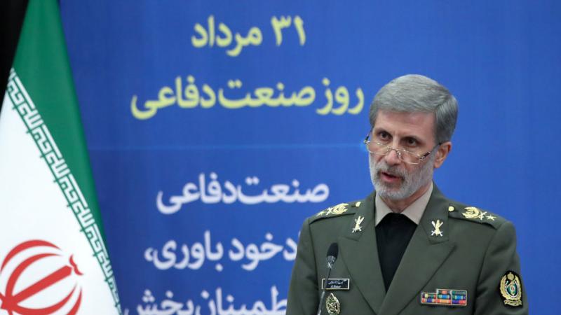 وزير الدفاع واسناد القوات المسلحة في إيران العميد أمير حاتمي 