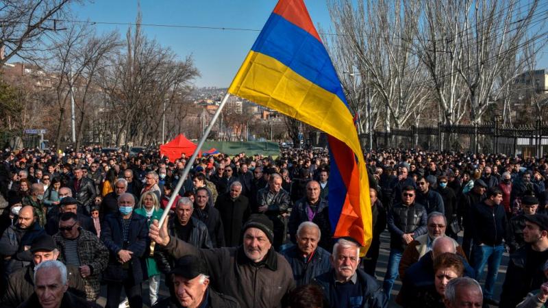 أرمينيا-مظاهرة