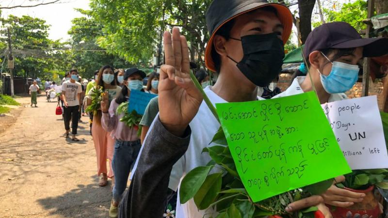معارضو الحكم العسكري قد دعوا إلى "إضراب صامت" في ميانمار