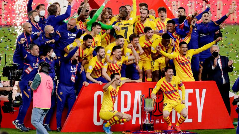 خاض برشلونة نهائي كأس إسبانيا رقم 41 في تاريخه، وهو رقم قياسي للمسابقة التي انطلقت عام 1902 