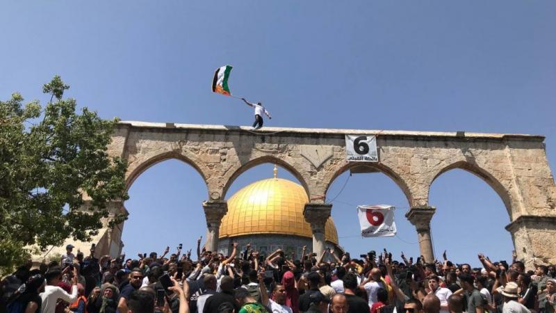 اطلقت المسيرات من عدة مساجد في قطاع غزة
