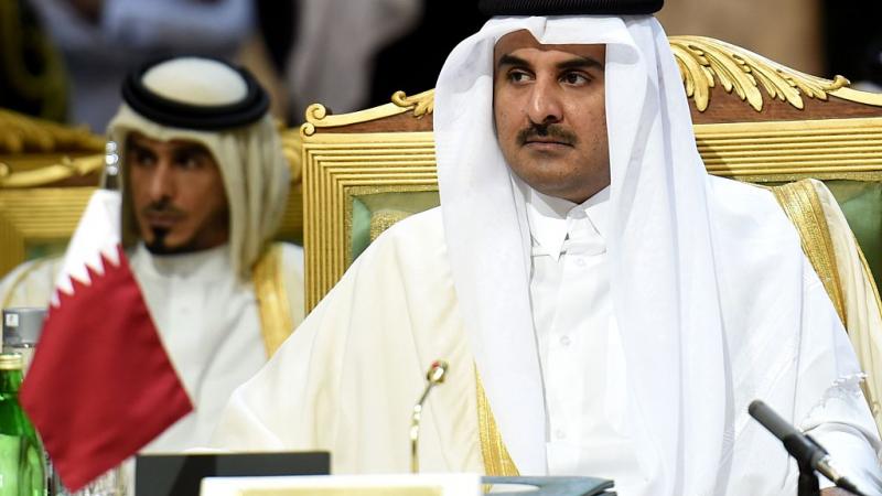 أمير قطر خلال قمة العلا.