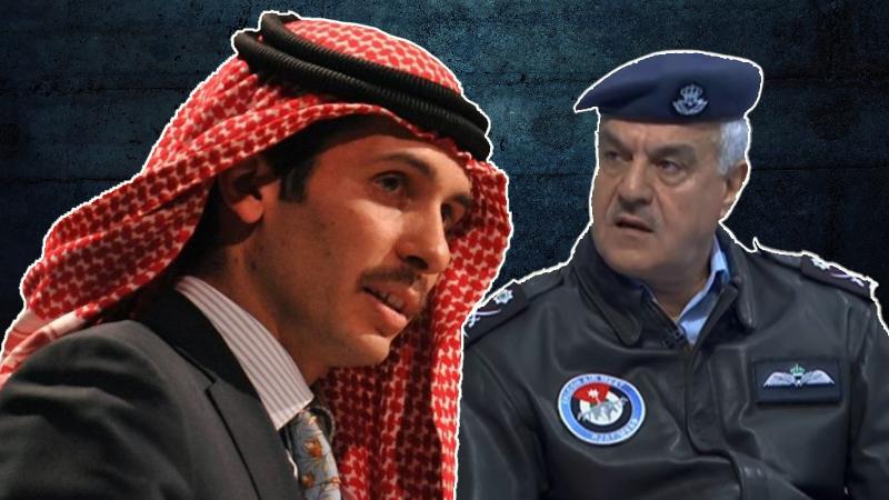 الأمير حمزة بن الحسين ورئيس أركان الجيش اللواء يوسف الحنيطي  (العربي)