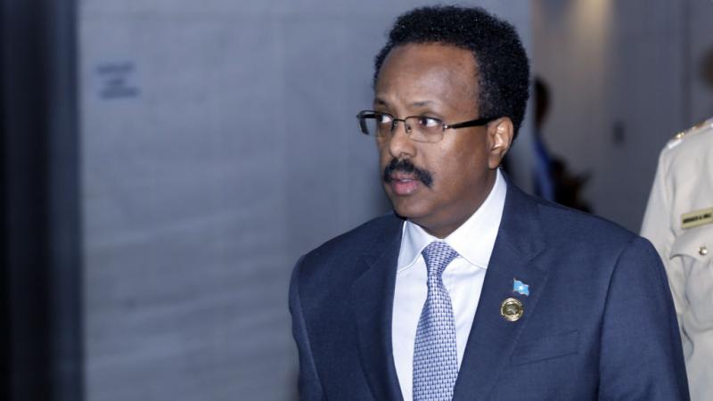 الرئيس الصومالي محمد عبد الله محمد الملقب بـ "فرماجو"