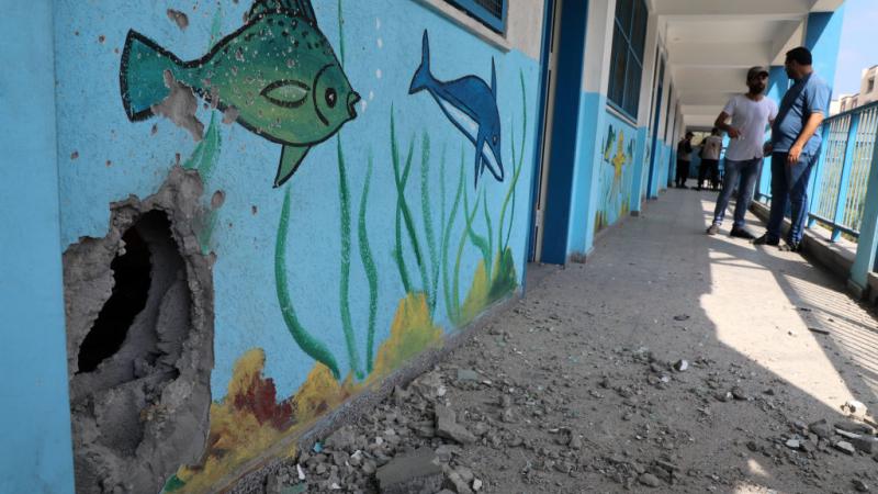 تضرّر مدارس تابعة لوكالة "الأونروا" في العدوان الإسرائيلي على غزة.