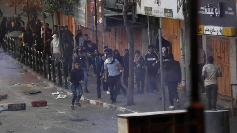 مواجهات بين الفلسطينيين وقوات الاحتلال في الضفة الغربية المحتلة 