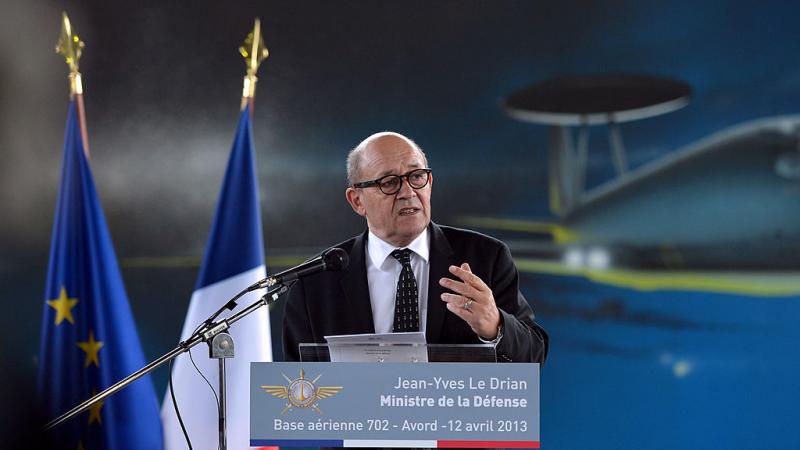 وزير خارجية فرنسا جان إيف لو دريان 