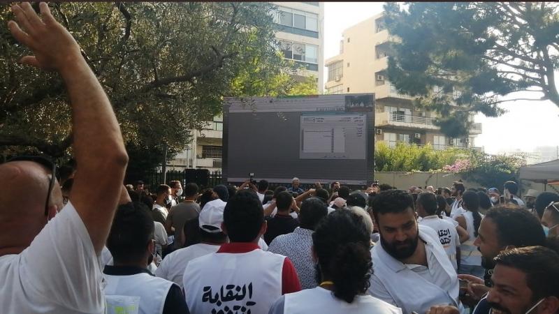 خلال الاعلان عن نتائج انتخابات نقابة المهندسين في لبنان. 