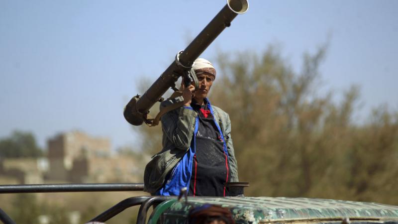 أعلنت جماعة الحوثي أنها أسقطت الطائرة بصاروخ أرض جو (أرشيف – غيتي)