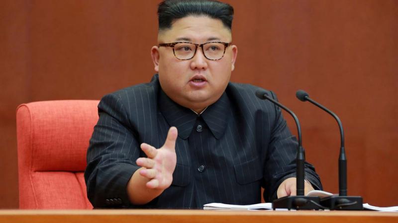 الزعيم الكوري الشمالي كيم جونغ-أون 