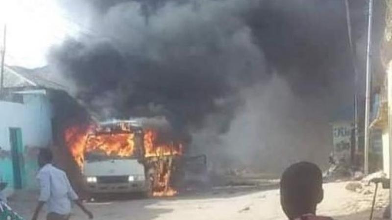 تفجير حافلة في الصومال