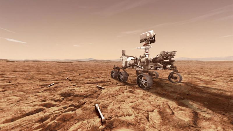  هبطت مركبة "برسفيرنس" هبطت على سطح المريخ في 18 فبراير/ شباط 2021 