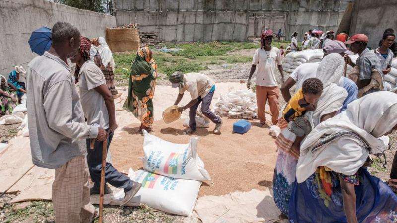 يهدف برنامج الأغذية العالمي الوصول إلى 2,1 مليون شخص معرضين للخطر في تيغراي