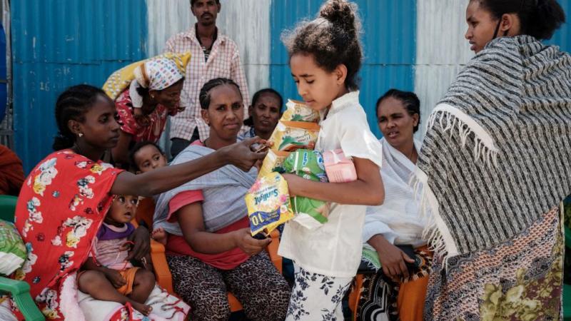 حذر برنامج الأغذية العالمي من أنه يواجه نقصًا كبيرًا في التمويل الضروري للمساعدة في إطعام الملايين في إثيوبيا