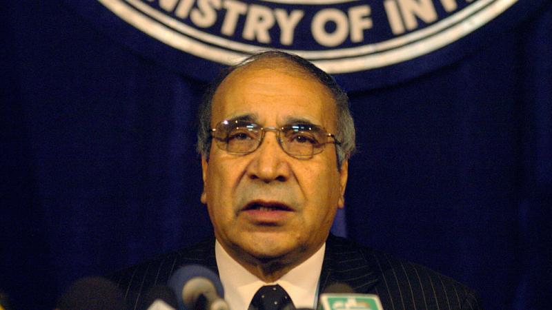 وزير الداخلية السابق علي أحمد جلالي.