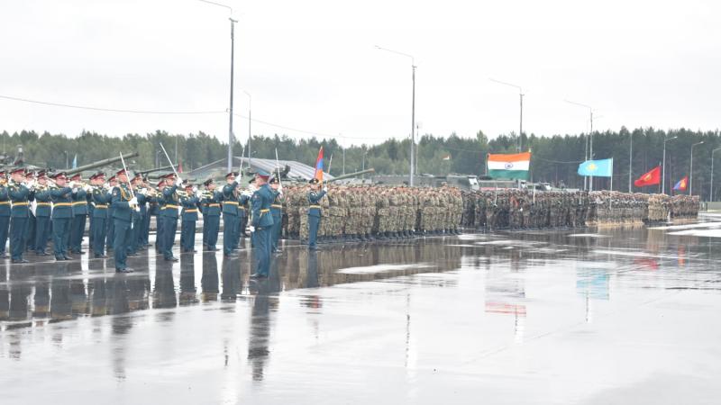 تشارك في التدريبات قوات من أرمينيا والهند وكازاخستان ومنغوليا