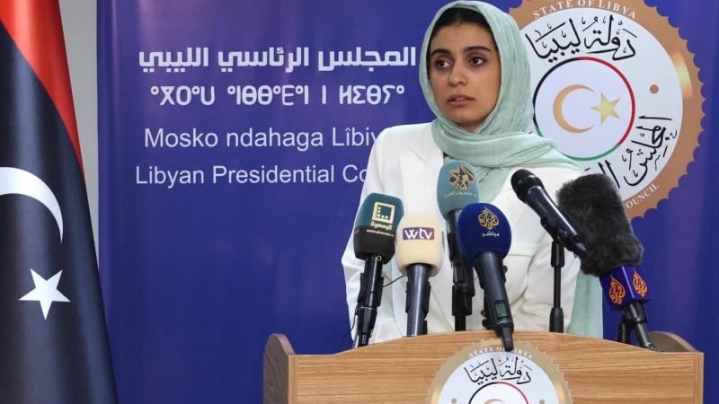 المتحدثة باسم المجلس الرئاسي الليبي، نجوى وهيبة (تويتر)
