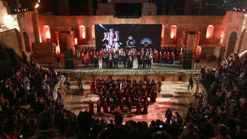 انطلاق مهرجان جرش تحت شعار "جرش مزينة بالفرح" (تويتر)