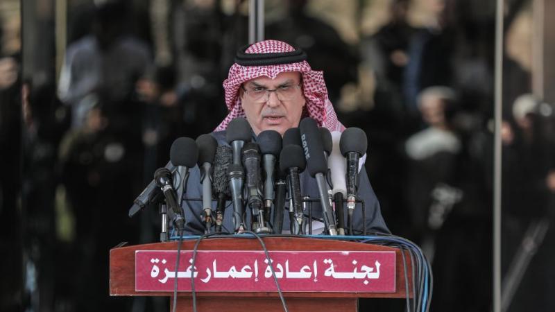 رئيس اللجنة القطرية لإعادة إعمار غزة السفير محمد العمادي