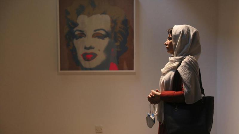 مارلين مونرو في متحف الفن المعاصر في طهران