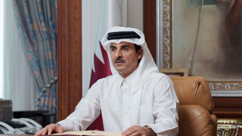 أمير دولة قطر الشيخ تميم بن حمد آل ثاني