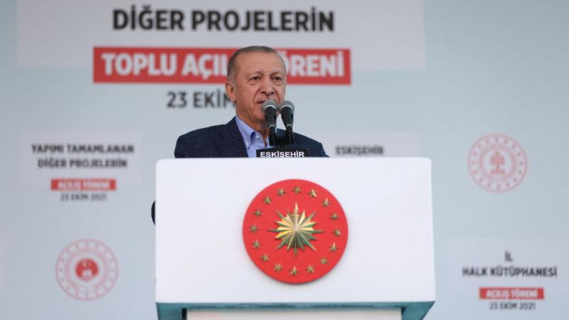 اعتبر أردوغان أنه "يجب على السفراء معرفة تركيا وفهمها وإلا فعليهم مغادرة بلادنا" (غيتي)