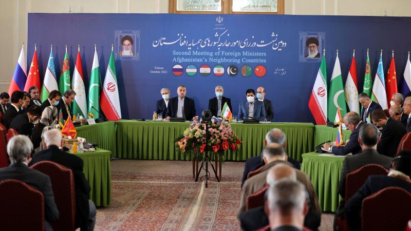 مؤتمر متعدد الأطراف حول أفغانستان بالعاصمة الإيرانية طهران (غيتي)