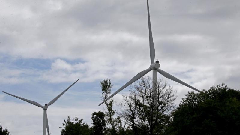 حكومة الرئيس جو بايدن تدعم مشاريع توليد الطاقة من الرياح (غيتي)