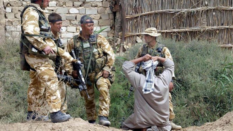 شارك الجيش البريطاني في غزو العراق عام 2003 ضمن تحالف قادته الولايات المتحدة