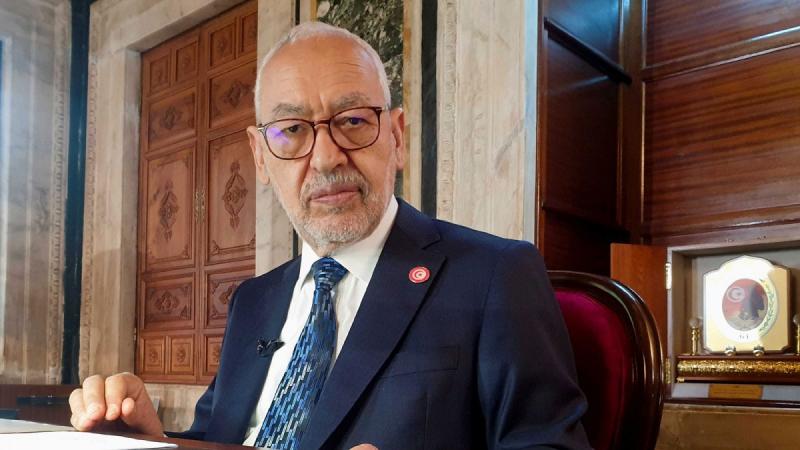 أكد راشد الغنوشي على أنه لا يريد أن يتحول خلافه مع الرئيس التونسي إلى خلاف شخصي (تويتر)