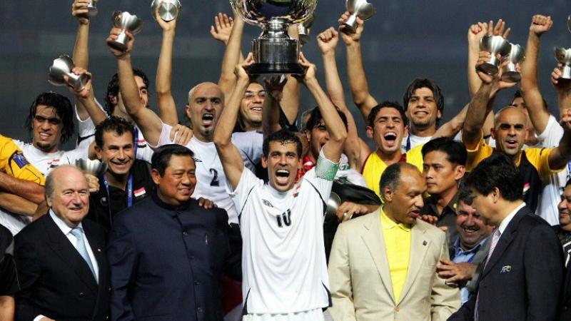 قدم العراق جيلًا رائعًا من اللاعبين في بطولة آسيا عام 2007 (فيسبوك)