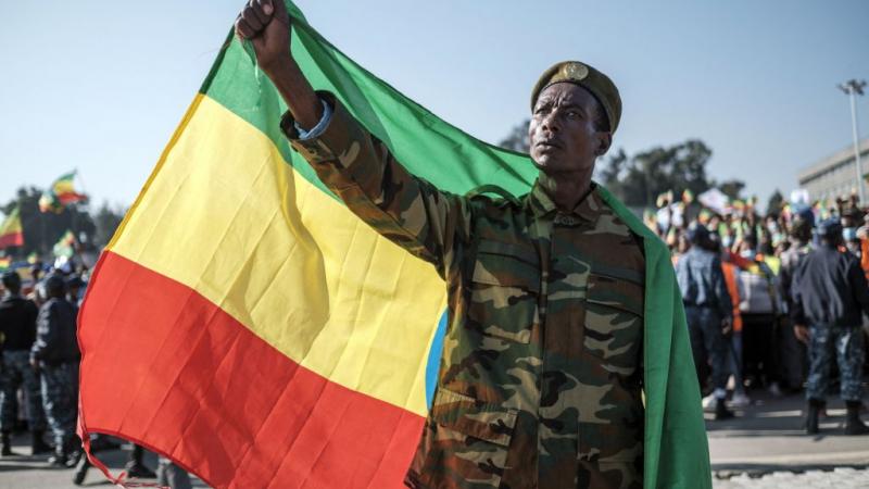 شارك مئات المجنّدين الجدد في حفل أقيم على شرفهم في منطقة كولفي في أديس أبابا 