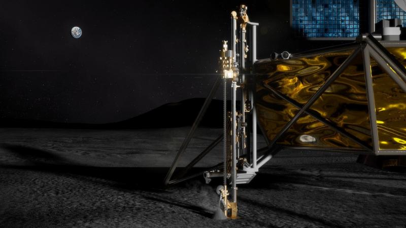 مركبة "ناسا" لتجربة التعدين على سطح القمر (موقع ناسا)