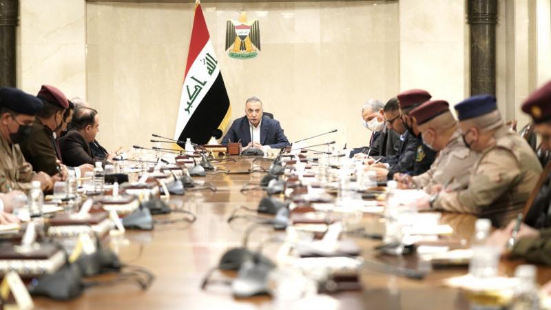 الكاظمي يترأس المجلس الوزاري للأمن الوطني في العراق عقب "محاولة الاغتيال الفاشلة" (المكتب الإعلامي لرئيس مجلس الوزراء العراقي)