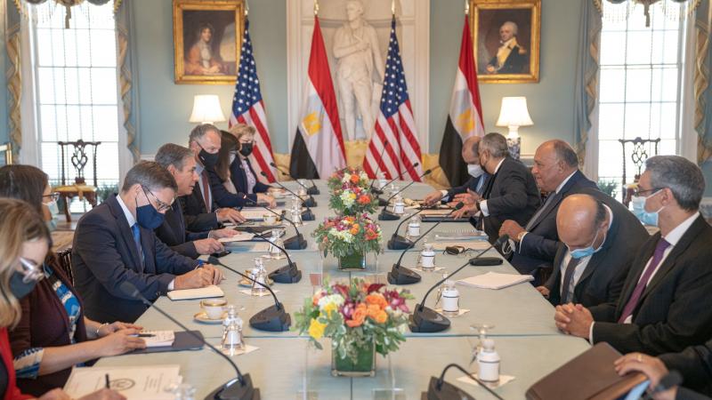انطلاق الحوار الاستراتيجي بين الولايات المتحدة ومصر (تويتر) 