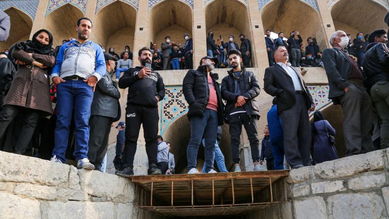 الاحتجاجات تتجدد في أصفهان على الجفاف الحاد (غيتي)