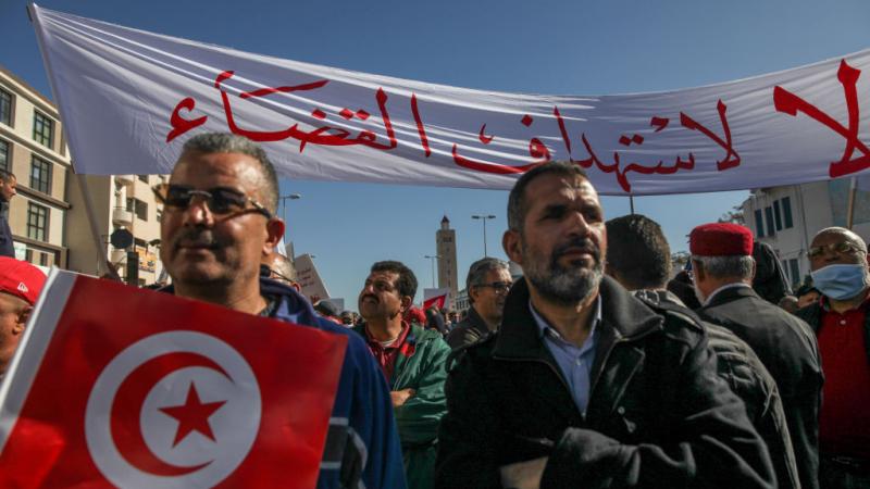 بحث المجلس الأعلى للقضاء وضعية السلطة القضائية مع المتغيرات الجديدة على الساحة التونسية (غيتي)