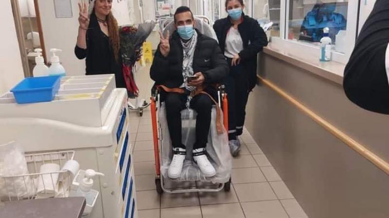 الفسفوس في المستشفى الاستشاري في مدينة رام لله، لمتابعة وضعه الصحي، واجراء الفحوص اللازمة 