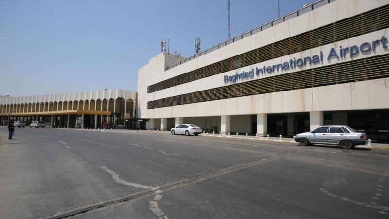 جاء الهجوم على التحالف في مطار بغداد في الذكرى الثانية لاغتيال قاسم سليماني (أرشيف-غيتي)
