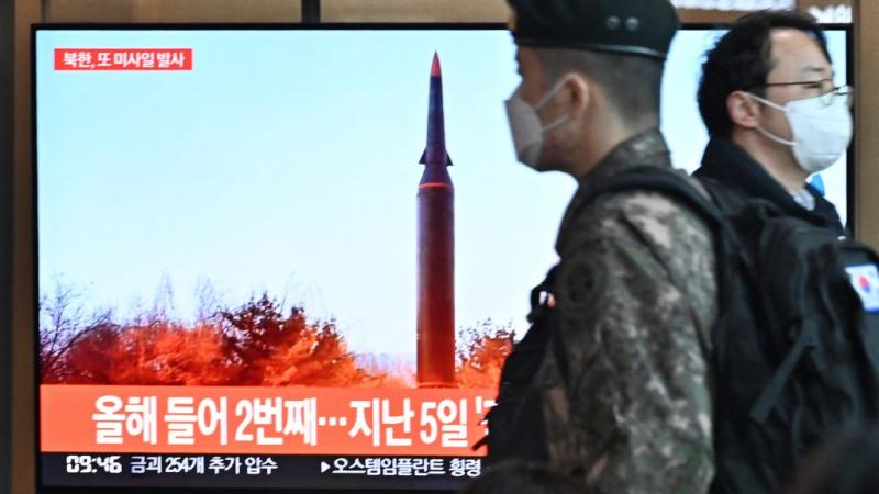 مشاهد لتجربة كوريا الشمالية الصاروخية (غيتي)